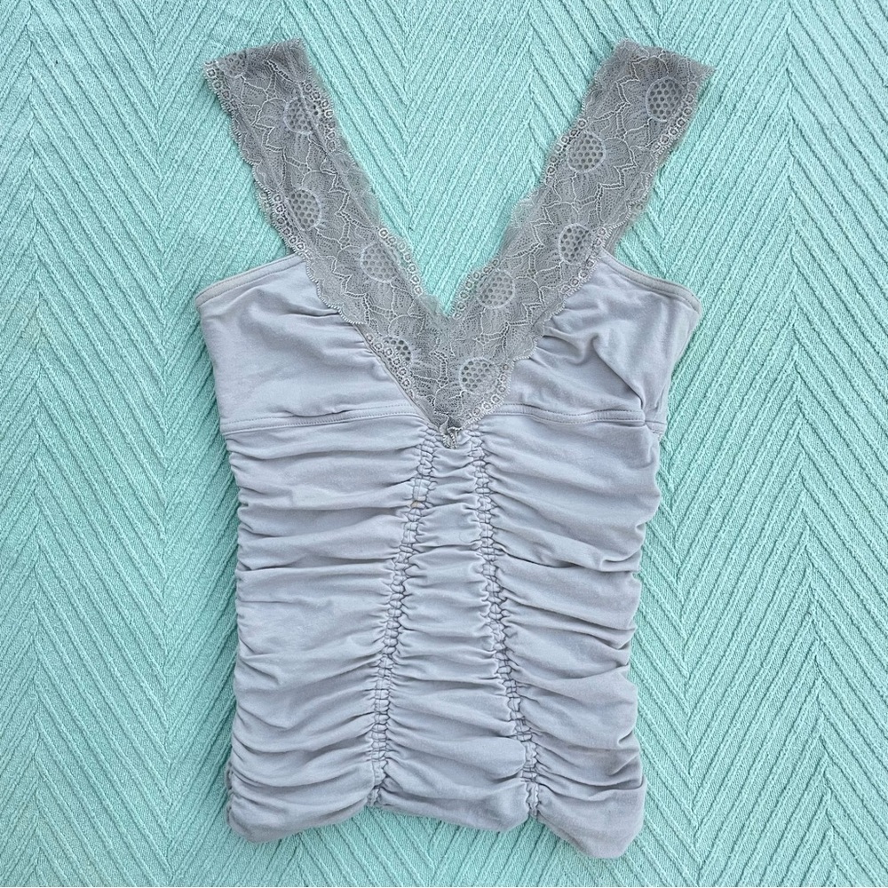 Free People Runched Top